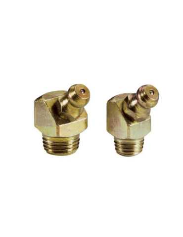 100 Engrasadores hidráulicos 45. auto-roscante DIN 71412 tipo H2/S (R.6x1 x L.20.5 x Ø9 acero)310UMETA