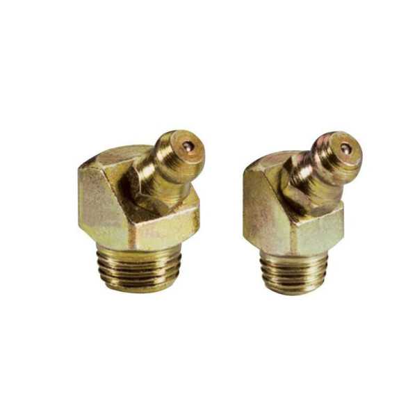 100 Engrasadores hidráulicos 45. auto-roscante DIN 71412 tipo H2/S (R.8x1 x L.20.5 x Ø9 acero)310UMETA