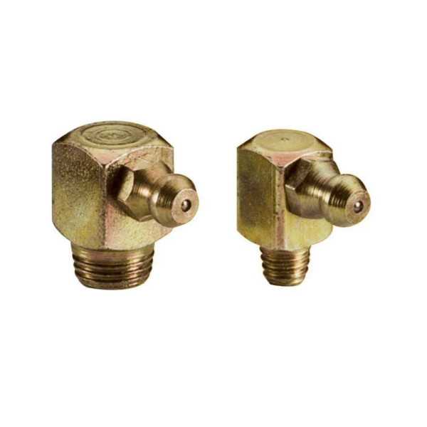25 Engrasadores hidráulicos 90. auto-roscante din 71412 tipo H3/S (R.10x1 x L.18 x Ø11 acero) UMETA