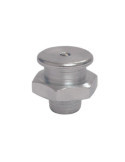 100 Engrasadores rectos de cabeza plana DIN 3404 tipo M1 (R.1/8"-28 BSPP x L.17 x Ø17 acero)310UMETA