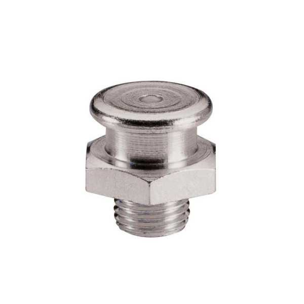 25 Engrasadores rectos de cabeza plana DIN 3404 tipo M22 (R.1/4\"-19 BSPP x L.21.5 x Ø22 acero) UMETA"