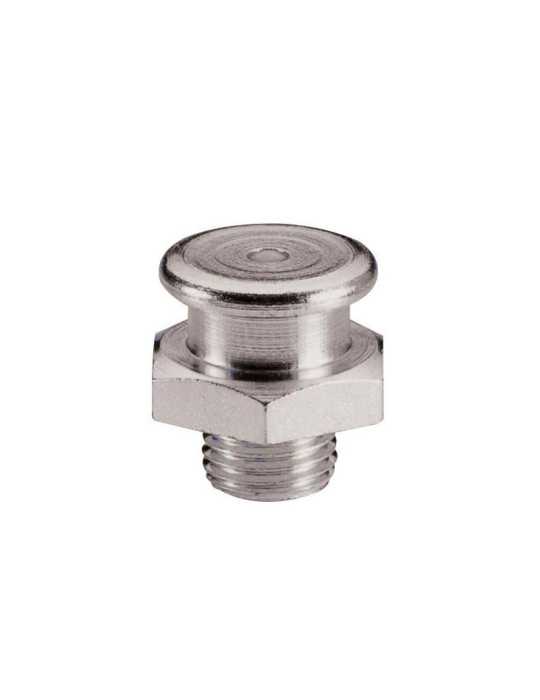 25 Engrasadores rectos de cabeza plana DIN 3404 tipo M22 (R.1/4\"-19 BSPP x L.21.5 x Ø22 acero) UMETA"