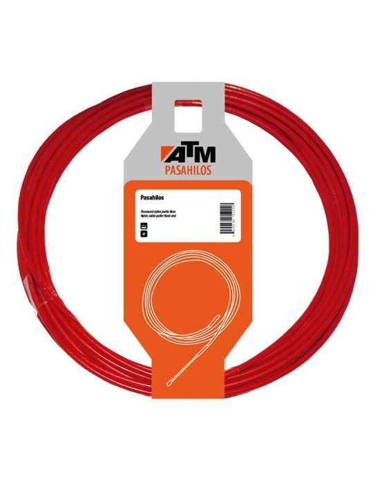 Guía pasahilos acero/nylon punta intercambiable (Largo 15 m Ø 4 mm) ATM