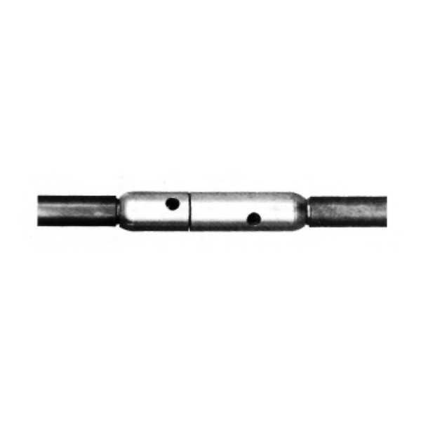 Empalme giratorio guía-guía para guía pasahilos de 9 mm (Rosca M12 Largo 80 mm) ATM