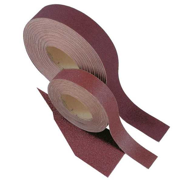 Rollo tela abrasiva superflexible de óxido de aluminio 50x25 (grano 80) INTERFLEX
