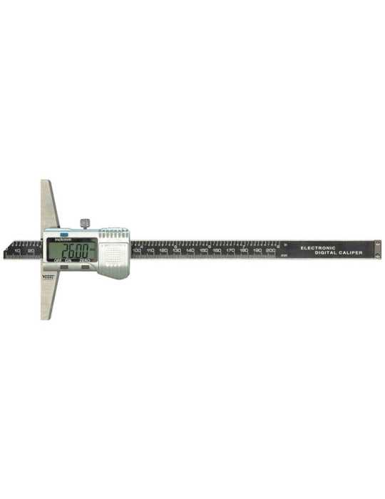 Calibre de profundidad electrónico-digital DIN 862 , Capacidad 200 mmVOGEL