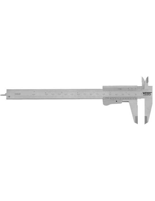 Calibre pie de rey DIN 862 para zurdos, Capacidad util 150 mm, Boca 40 mmVOGEL