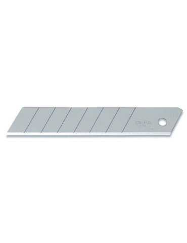 Pack de 50 cuchillas troceables 18 mm plateadas OLFA