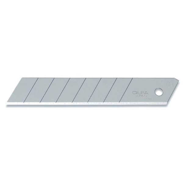 Pack de 50 cuchillas troceables 18 mm plateadas OLFA