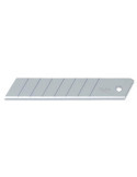Pack de 50 cuchillas troceables 18 mm plateadas OLFA