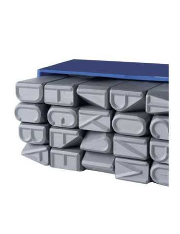 Juego abecedario medidas especiales 27 piezas (A-Z) Standard (20 mm) GRAVUREM
