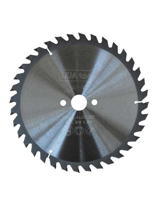 Sierra circular HM Standard 2000 de 160x20 mm con 48 dientes LEJA TOOLS