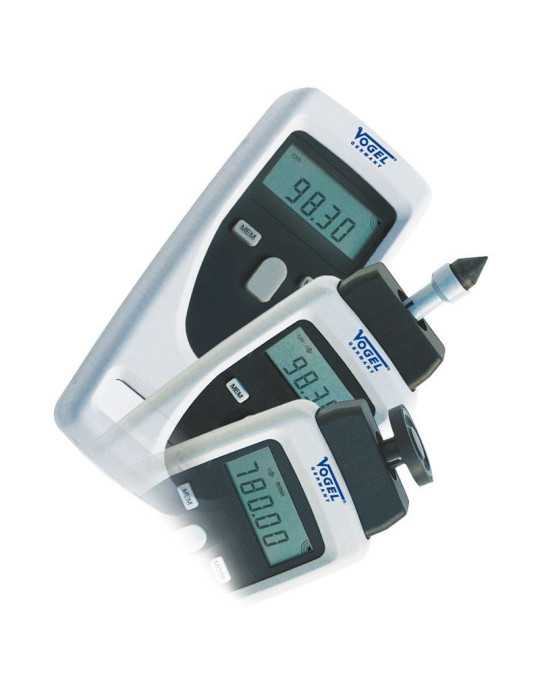 Tacómetro manual electrónico digital (Medidor RPM), Rango 1/min 1-99.999, Distancia de medición máx. 600 mm (ópticamente) VOGEL