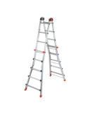 Escalera telescópica multiposición de aluminio PEPPina de 125 kg (5+5 peldaños) GIERRE