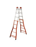 Escalera telescópica multiposición mixta Peppina 125 kg (5+5 peldaños) GIERRE
