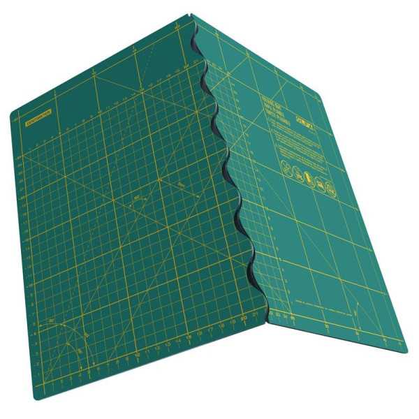 Plancha de corte plegable 460x320x2mm (verde) OLFA