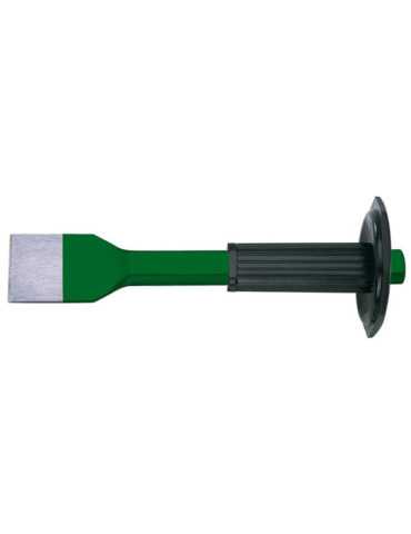 Cincel para ranuras con empuñadura de seguridad Serie verde (Largo 250 mm Cabeza 71 mm) ATM