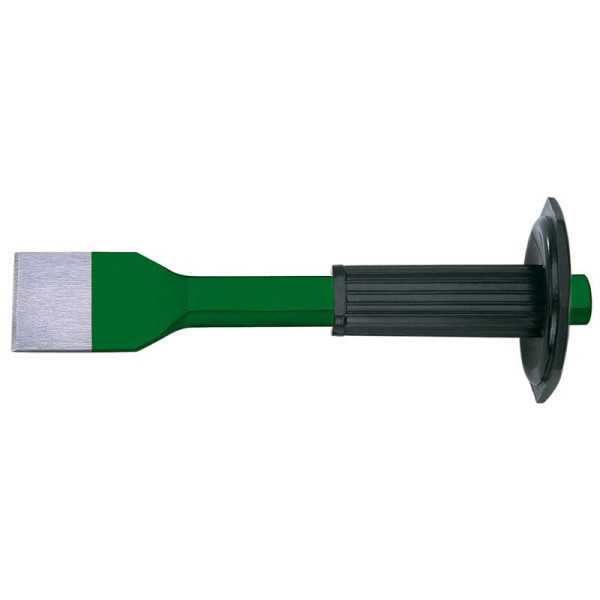 Cincel para ranuras con empuñadura de seguridad Serie verde (Largo 250 mm Cabeza 71 mm) ATM