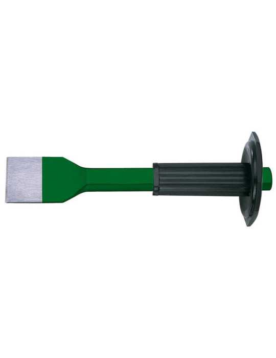 Cincel para ranuras con empuñadura de seguridad Serie verde (Largo 250 mm Cabeza 71 mm) ATM
