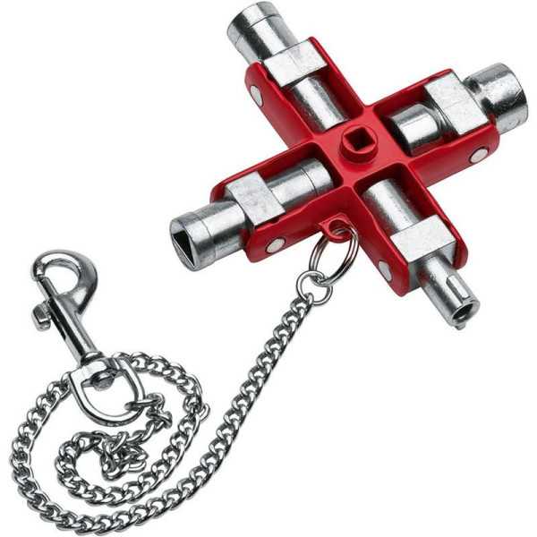 Llave con ocho tipos diferentes de cierres de armarios eléctricos NWS