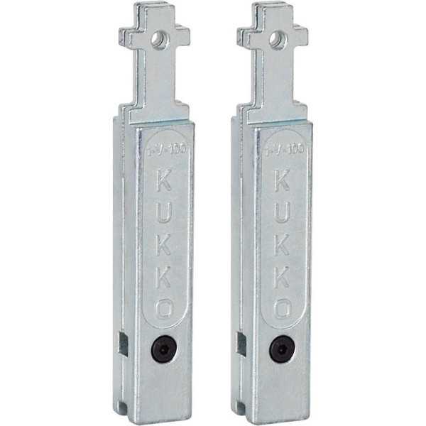 Juego de 2 extensiones para patas de extractores de rodamientos 20-1/20-10 (Largo 100 mm) KUKKO