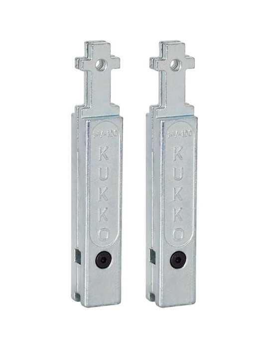 Juego de 2 extensiones para patas de extractores de rodamientos 20-1/20-10 (Largo 100 mm) KUKKO