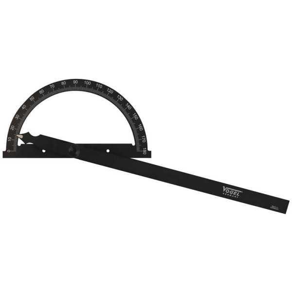Transportador de ángulos. Cuadrante Ø 120xlargo 150 mm VOGEL