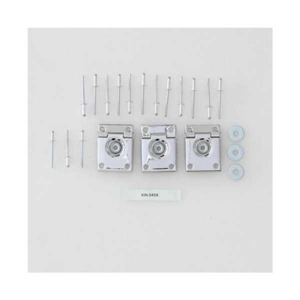 Juego de 3 bisagras para modelo ATOMIK WHEELS y ATOMIK 215 GT LINE