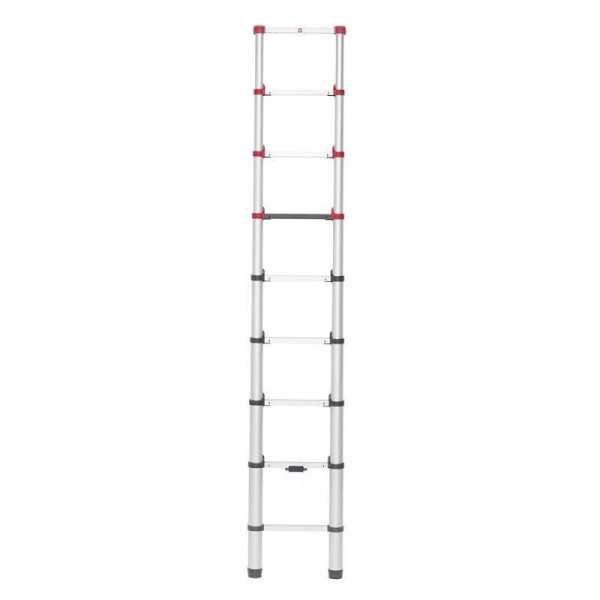 Escalera telescópica de aluminio FlexLine 260 de 9 peldaños HAILO