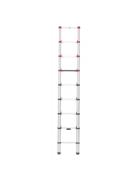 Escalera telescópica de aluminio FlexLine 260 de 9 peldaños HAILO