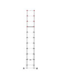 Escalera telescópica de aluminio FlexLine 320 de 11 peldaños HAILO