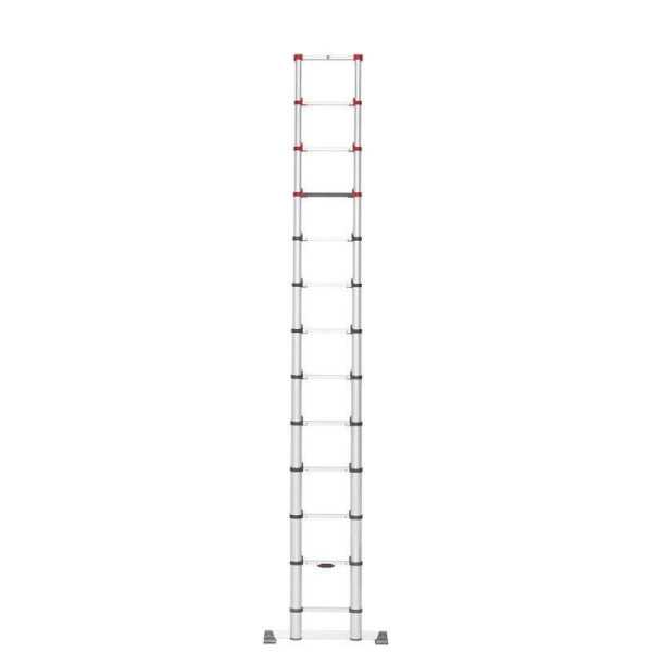 Escalera telescópica de aluminio FlexLine 380 de 13 peldaños HAILO