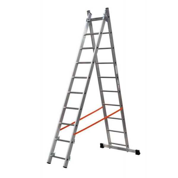 Escalera 2 tramos combinada de aluminio Modula (2x10) GIERRE