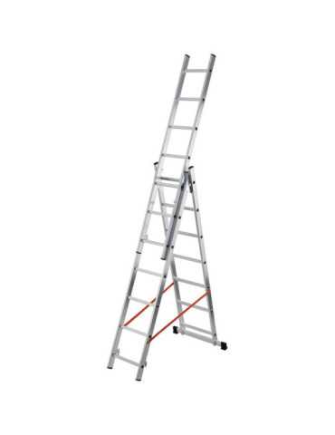 Escalera 3 tramos combinada de aluminio Modula 3x7 GIERRE