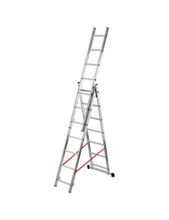 Escalera 3 tramos combinada de aluminio Modula 3x7 GIERRE