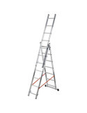 Escalera 3 tramos combinada de aluminio Modula 3x7 GIERRE