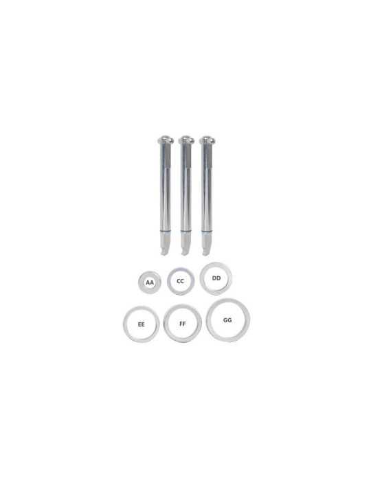 Juego de 3 ganchos de extracción PULLPO 012 KUKKO