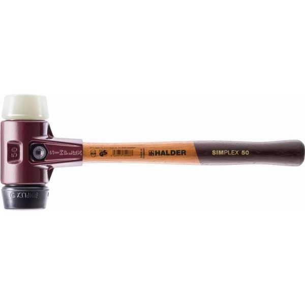Maza de goma + nylon Simplex Ø 40 mm HALDER