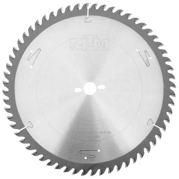 Disco KW para sierra circular (250x30mm y 60 dientes) ATM