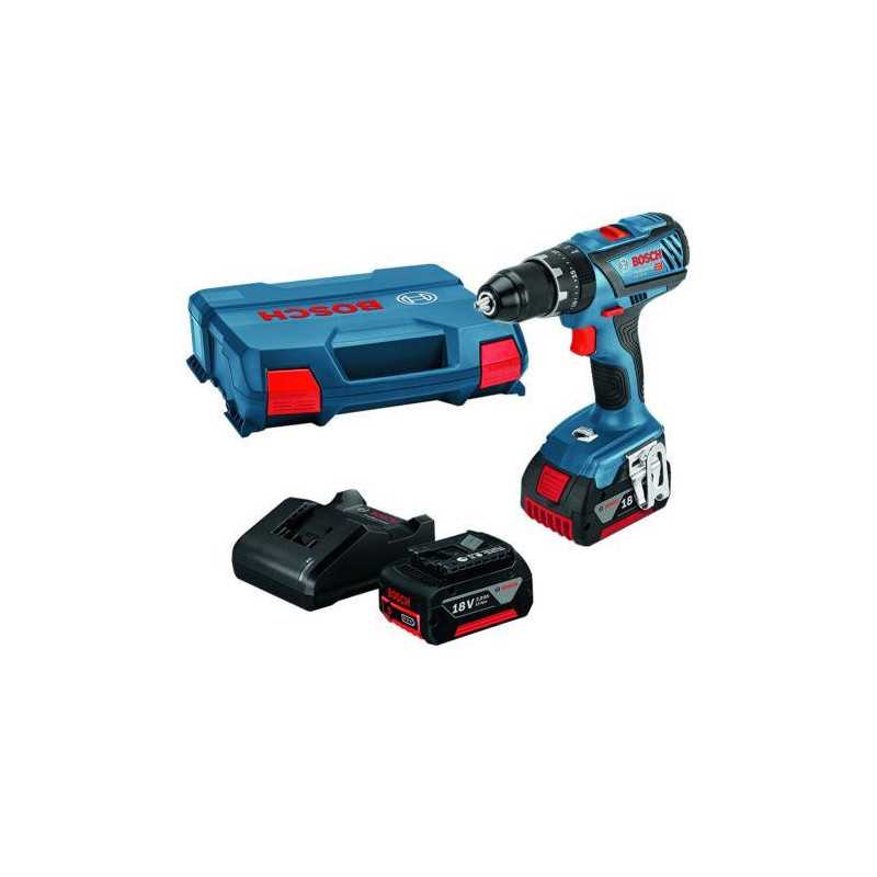 Taladro percutor BOSCH a bateria GSB 18v-28 profesional