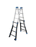 Escalera multifunción telescópica de aluminio PEPPina Pro (4+4) GIERRE