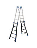 Escalera multifunción telescópica de aluminio PEPPina Pro (5+5) GIERRE