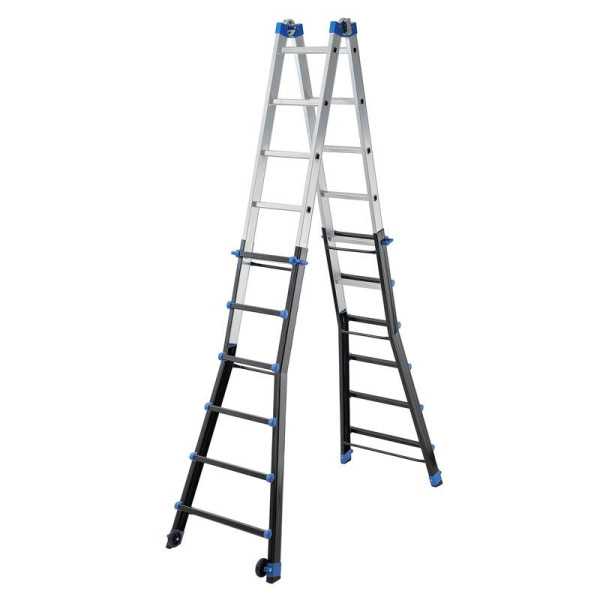 Escalera multifunción telescópica de aluminio PEPPina Pro (6+6) GIERRE