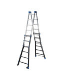 Escalera multifunción telescópica de aluminio PEPPina Pro (6+6) GIERRE