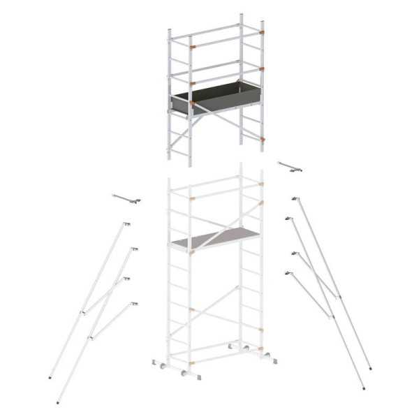 Extensión de andamio aluminio Fast&Lock 400 (5,80 m) GIERRE