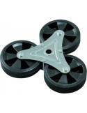 Rueda PVC triple GIERRE