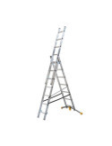 Escalera combinada de 3 tramos con estabilizador curvo HobbyLOT (3x7) HAILO