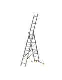 Escalera combinada de 3 tramos con estabilizador curvo HobbyLOT (3x8) HAILO