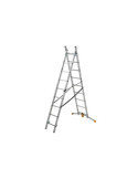 Escalera combinada de 2 tramos con estabilizador curvo HobbyLOT (2x9) HAILO