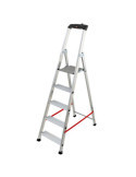 Escalera de tijera profesional Alu PRO (5 peldaños) HAILO